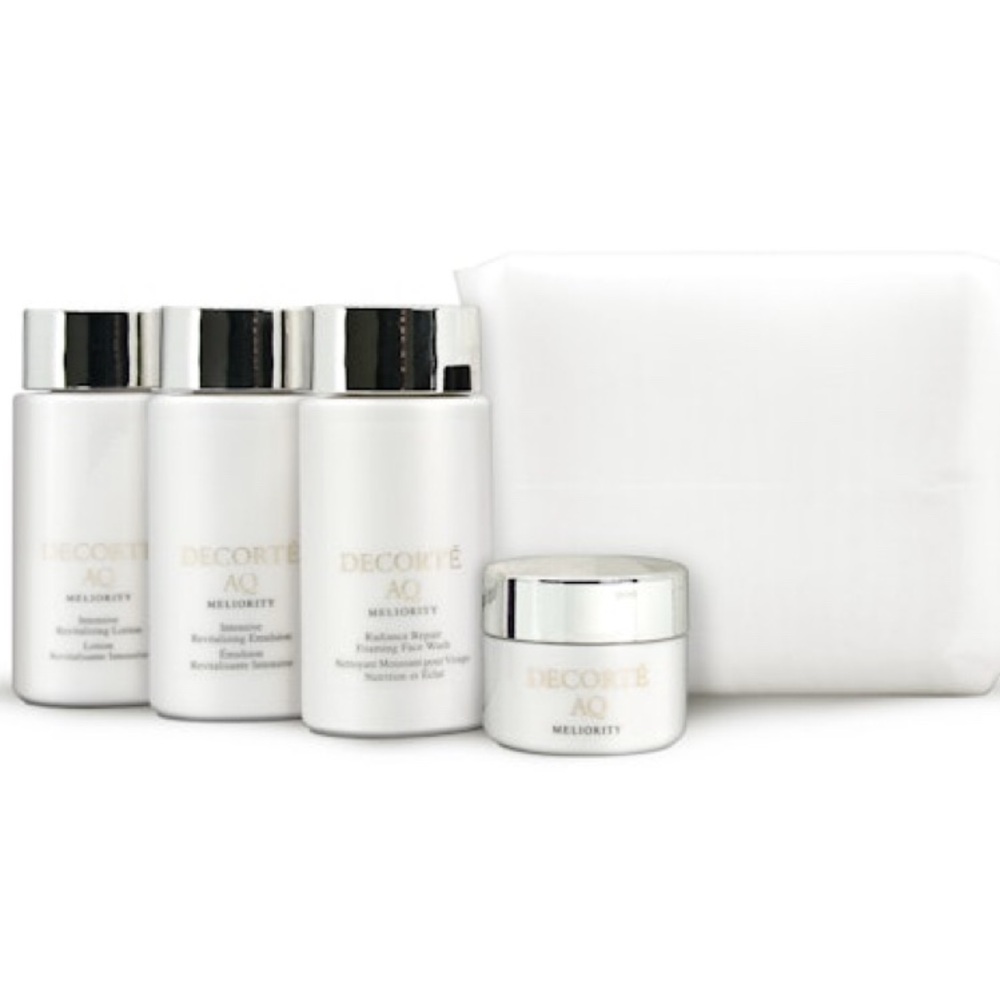 Decorté AQ Meliority Intensive Revitalizing Emulsion 5 Pc Deluxe Travel Set